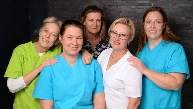 Das Team des ambulanten Pflegedienstes der Egestorff-Stiftung