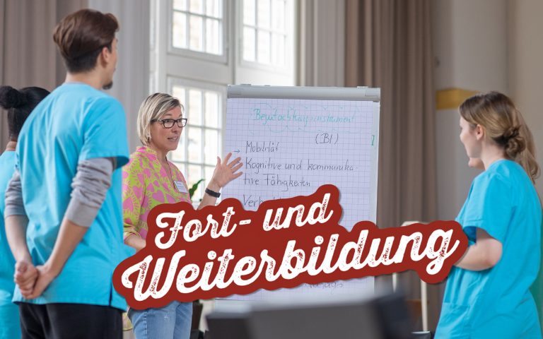 Fort- und Weiterbildung - Mitarbeitende im Workshop