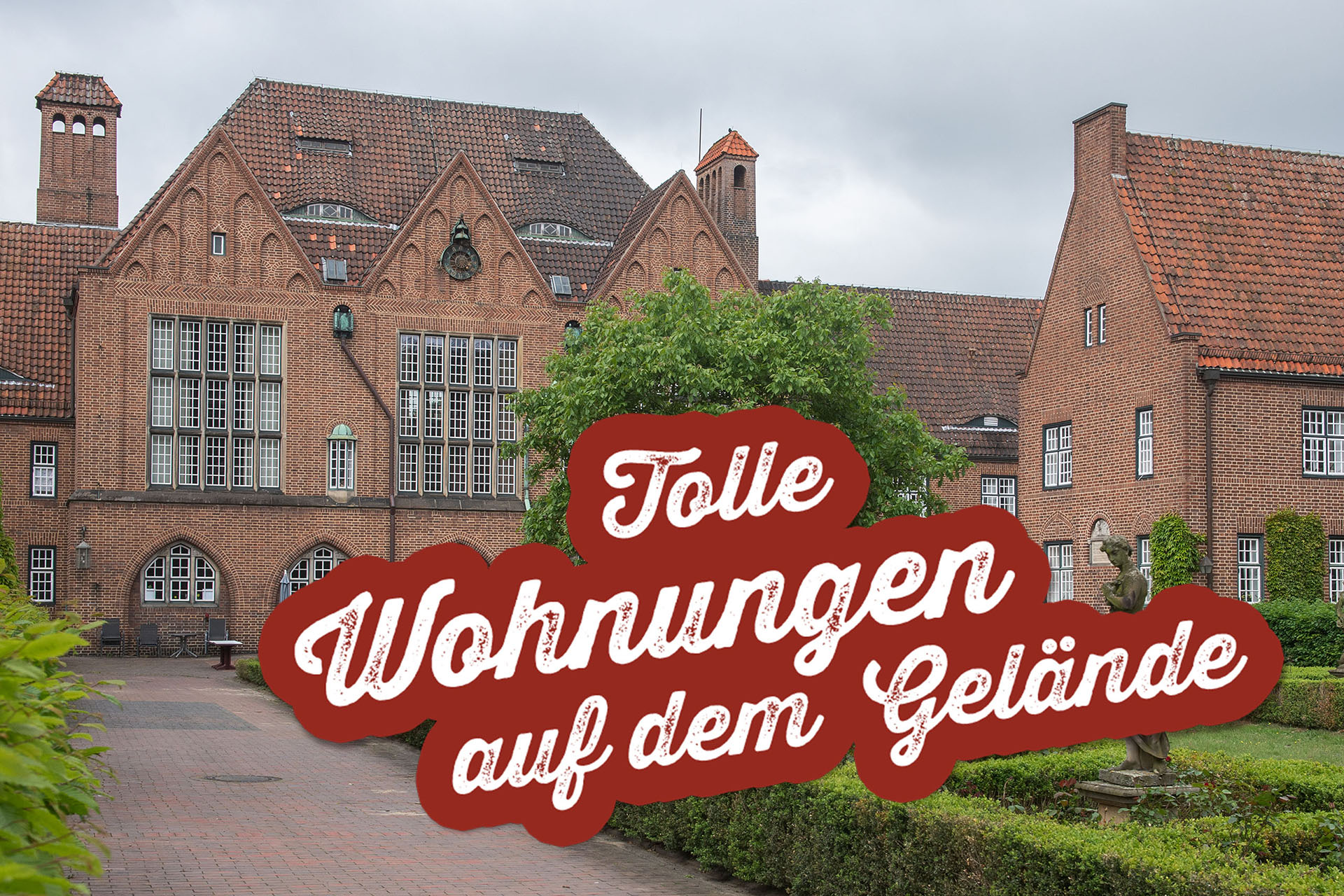 Tolle Wohnungen auf dem Gelände - Historisches Haupthaus und Innenhof